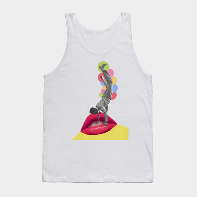 I Wanna Kiss You Tank Top by Lerson Pannawit